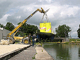 arrivée aux docks (Commercy)